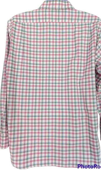 Men's Plaid Button Down Shirt size Large Cremieux - Picture 2 of 7